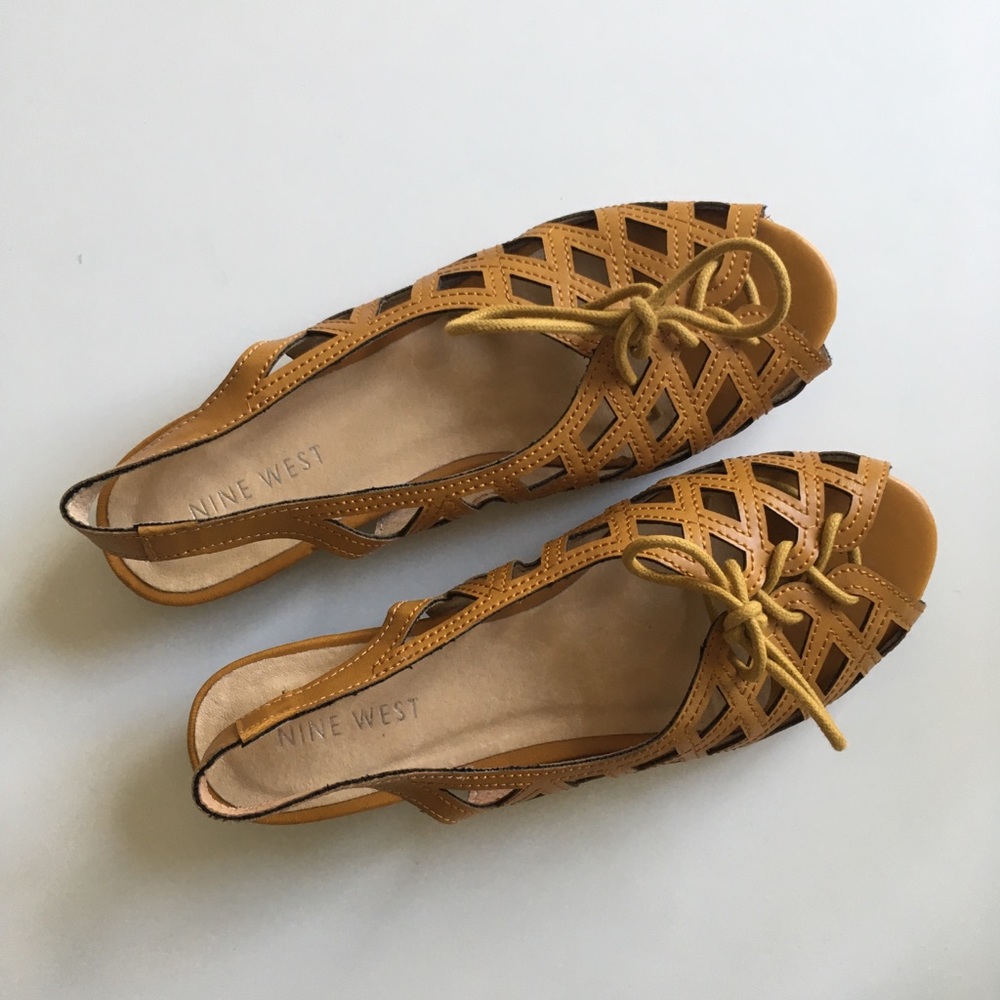 Nine West sling back sandals
